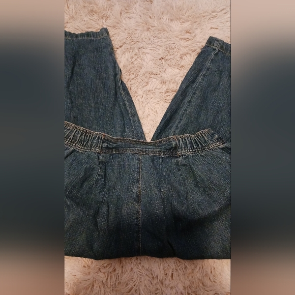 Women's WHITE STAG Denim Wide Leg Cropped Pant. Size 16W. - Picture 4 of 5